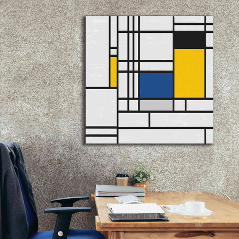 Image of 'Mondrian NFT3' by Epic Portfolio, Giclee Canvas Wall Art,37x37