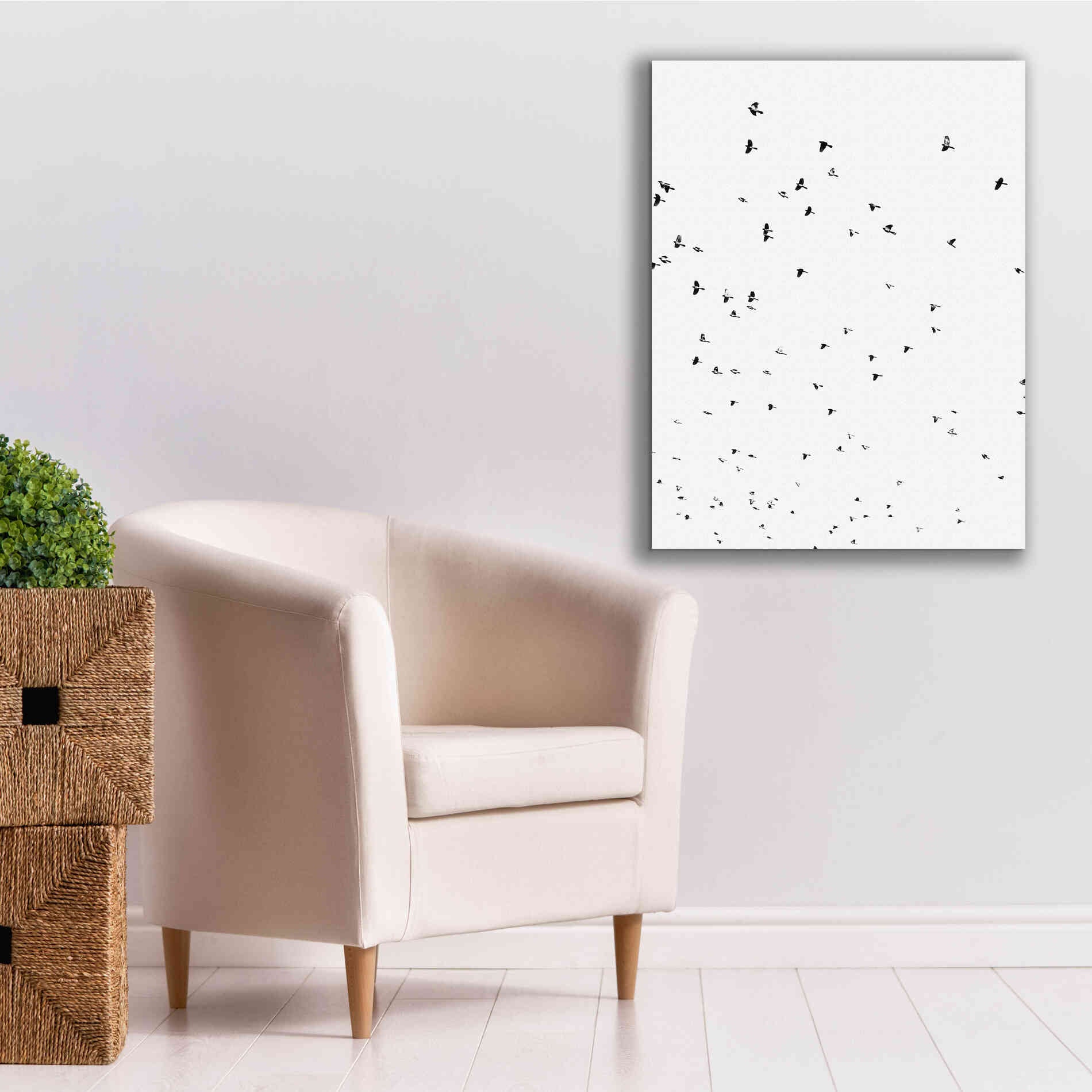 'Bird Constellation' by Epic Portfolio, Giclee Canvas Wall Art,26x34