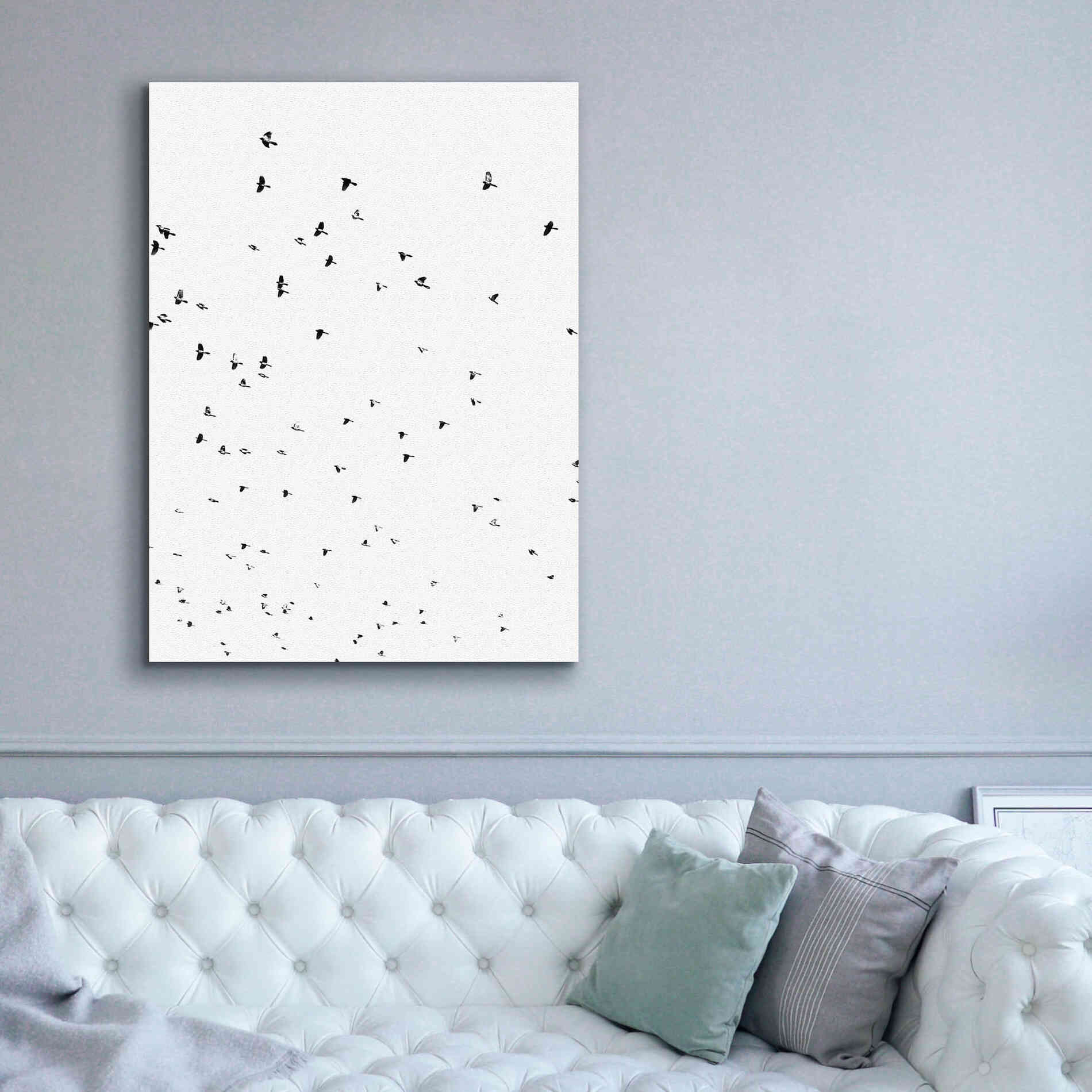 'Bird Constellation' by Epic Portfolio, Giclee Canvas Wall Art,40x54