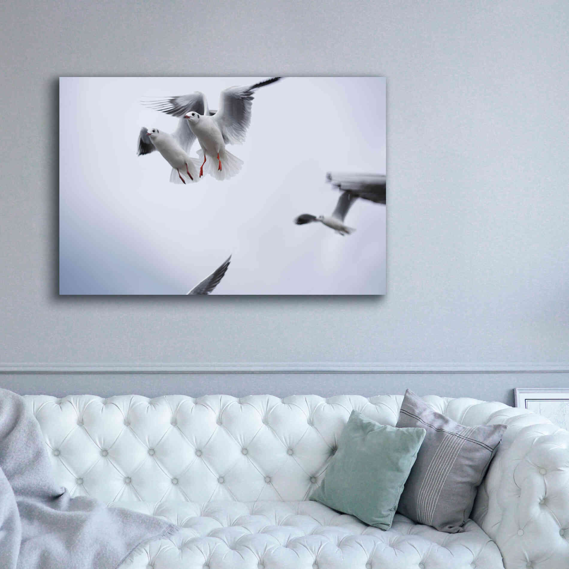 'Bird Hug' by Epic Portfolio, Giclee Canvas Wall Art,60x40