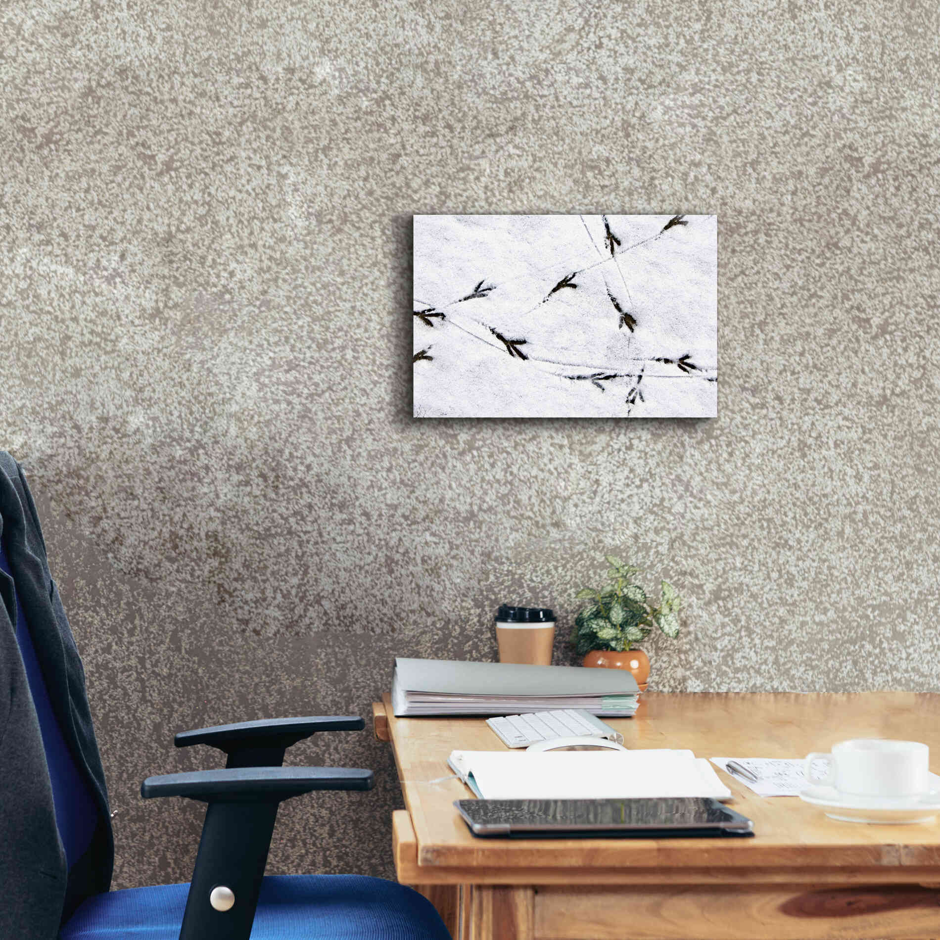 'Bird's footprints' by Epic Portfolio, Giclee Canvas Wall Art,18x12