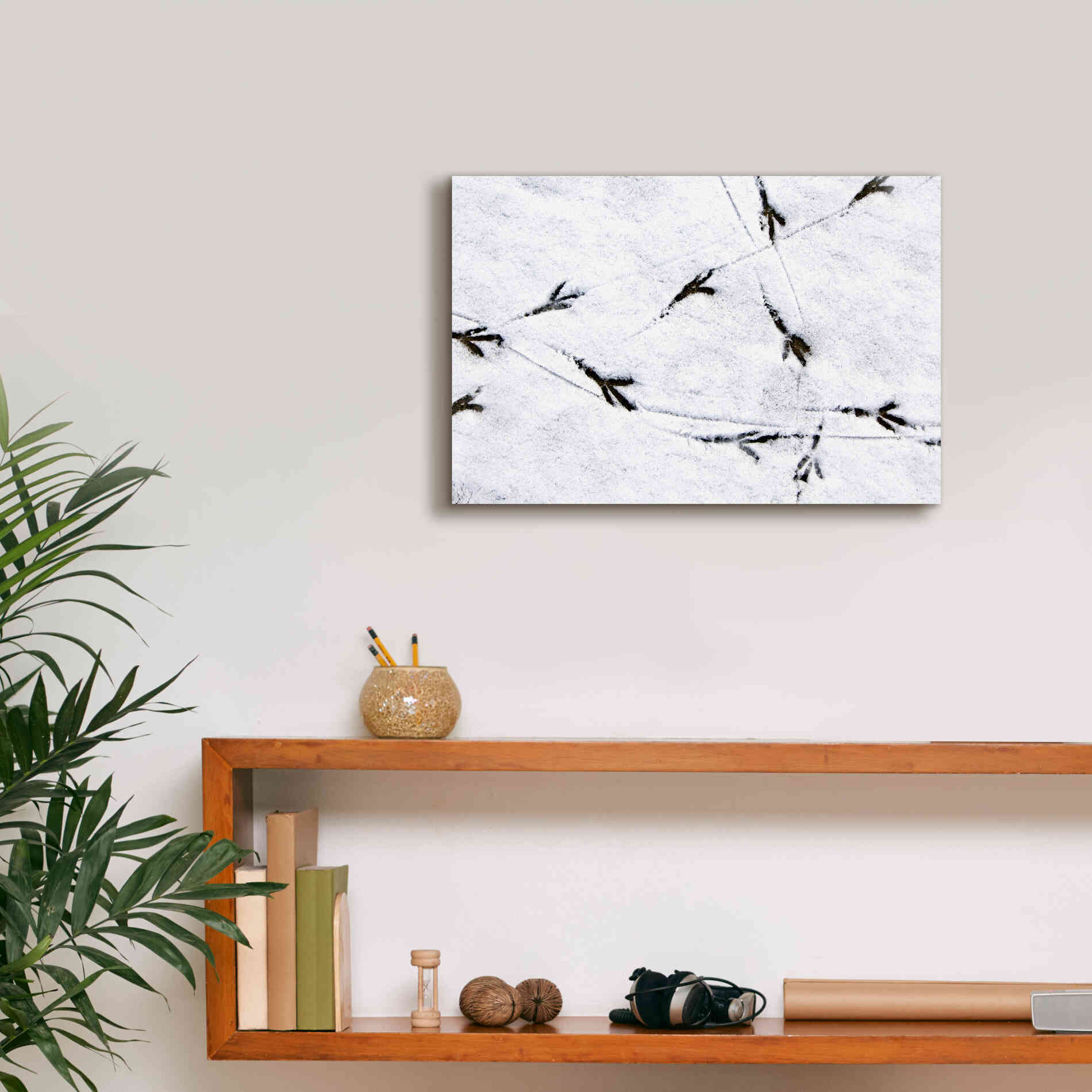 'Bird's footprints' by Epic Portfolio, Giclee Canvas Wall Art,18x12