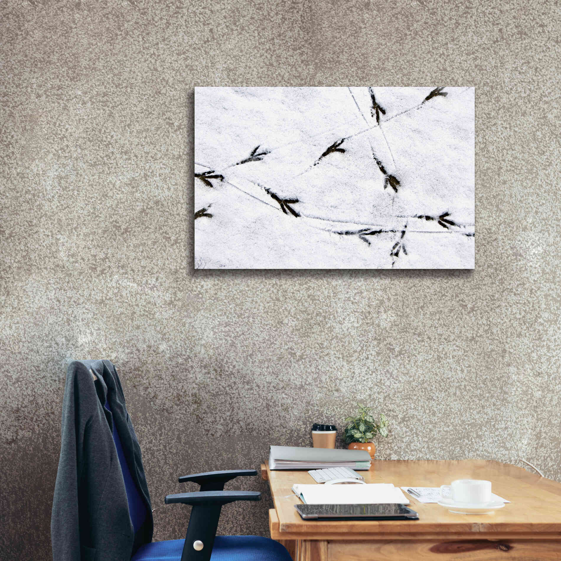 'Bird's footprints' by Epic Portfolio, Giclee Canvas Wall Art,40x26