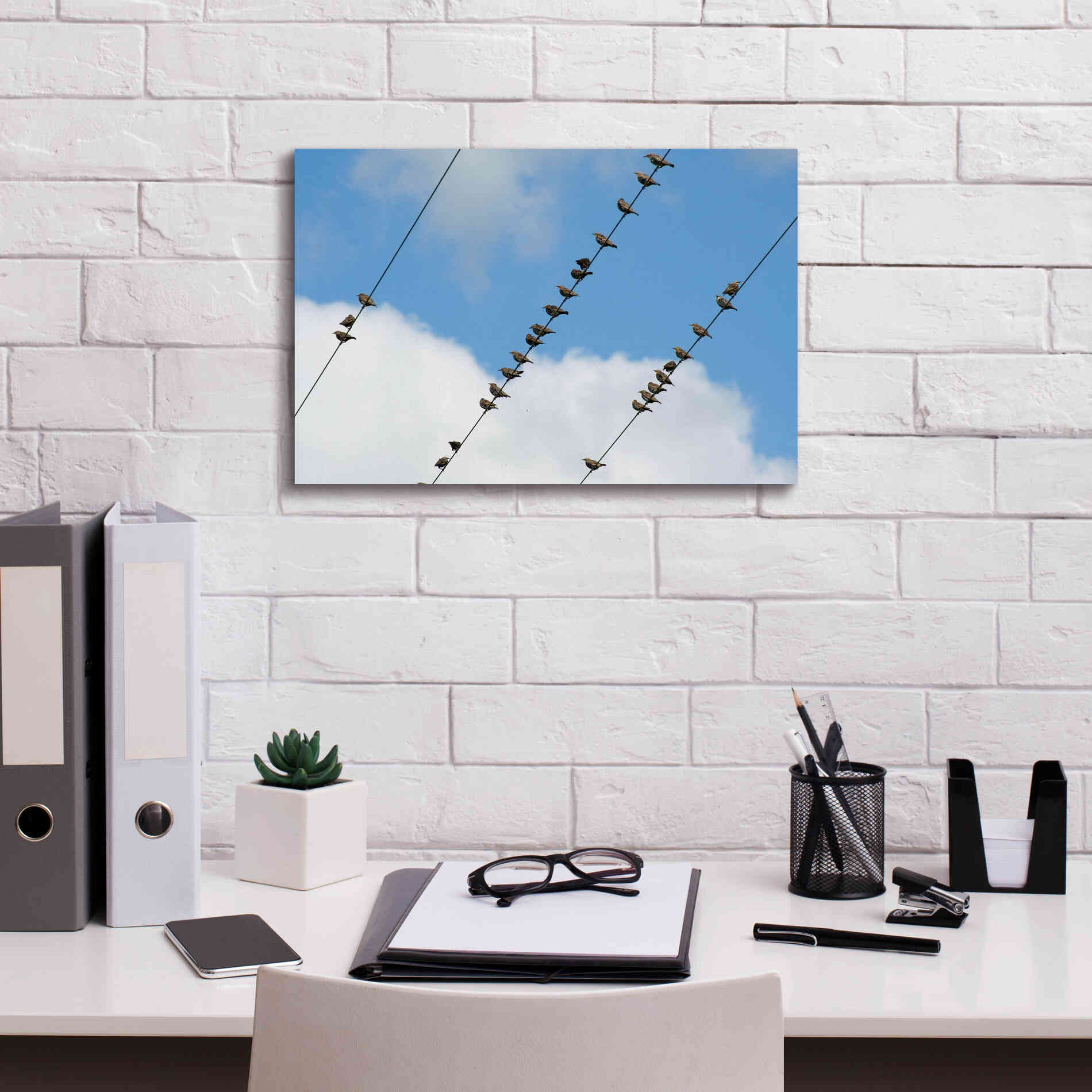 'Humanwatching' by Epic Portfolio, Giclee Canvas Wall Art,18x12