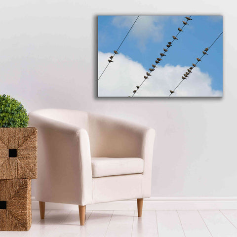 Image of 'Humanwatching' by Epic Portfolio, Giclee Canvas Wall Art,40x26