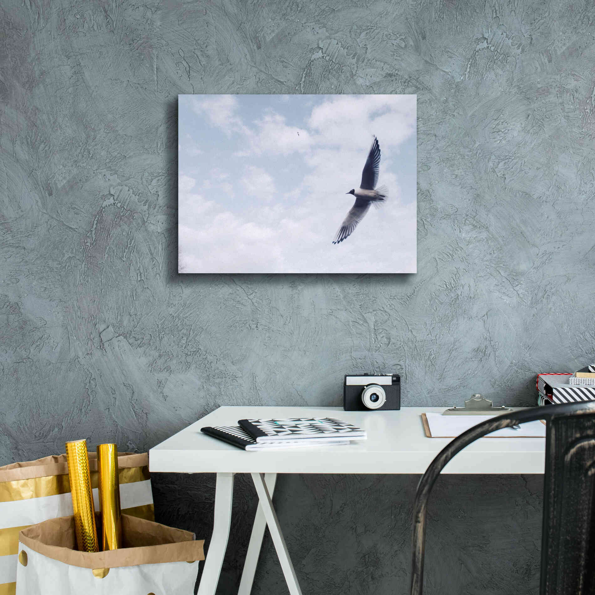 'Sky Cruising' by Epic Portfolio, Giclee Canvas Wall Art,16x12