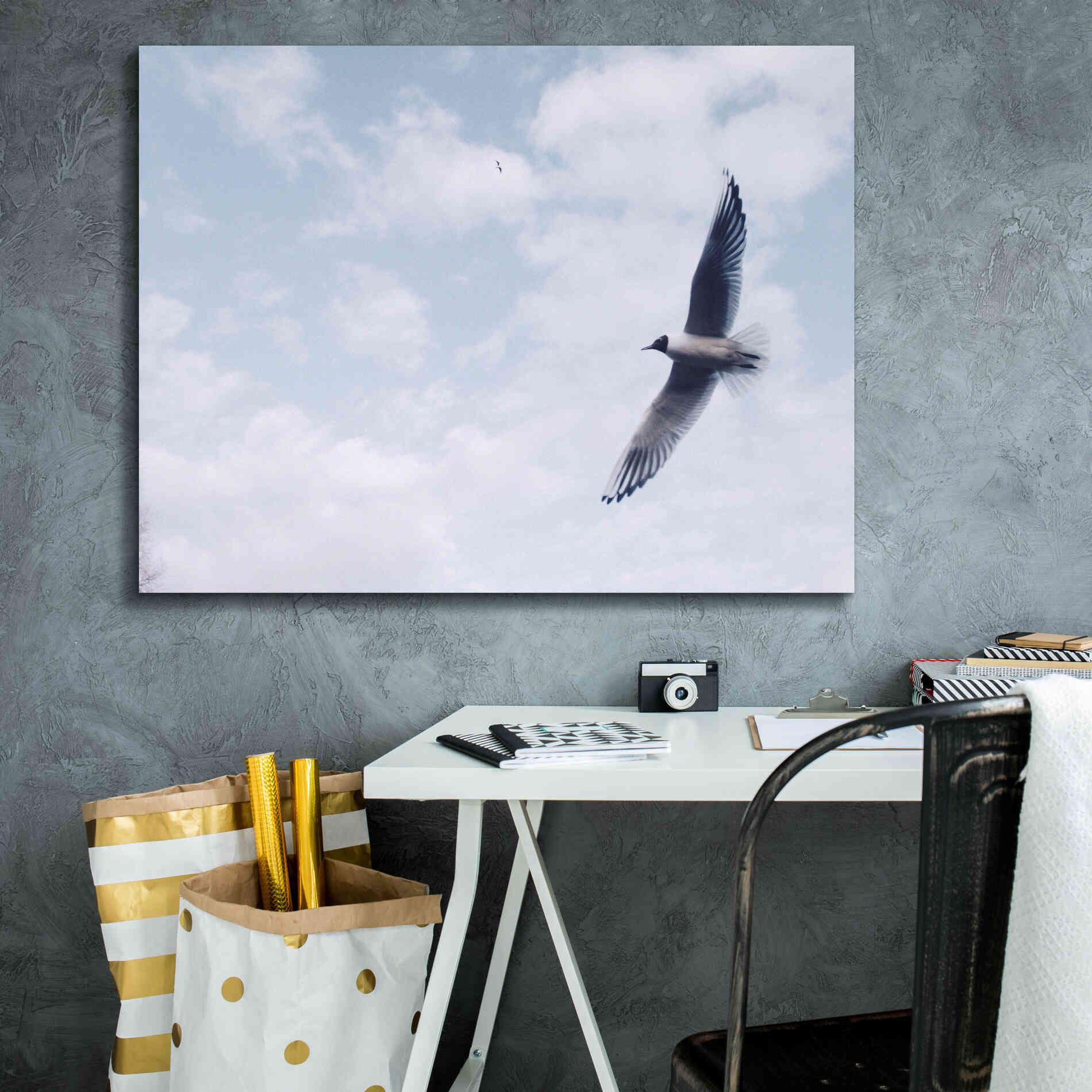 'Sky Cruising' by Epic Portfolio, Giclee Canvas Wall Art,34x26