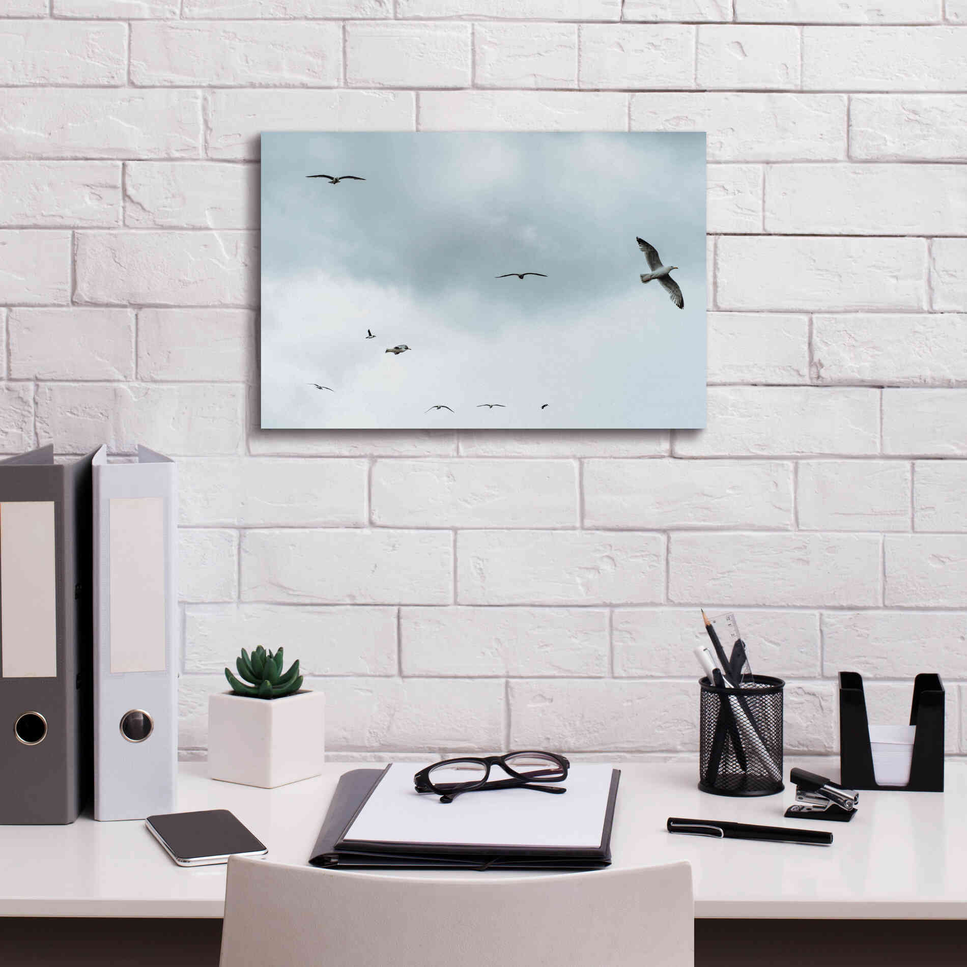 'Sky Patrol' by Epic Portfolio, Giclee Canvas Wall Art,18x12