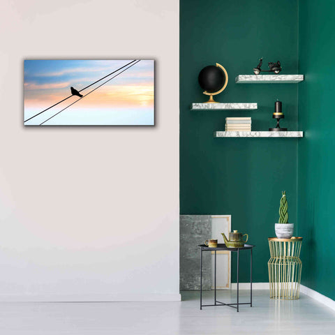 Image of 'Sunset Watching' by Epic Portfolio, Giclee Canvas Wall Art,40x20