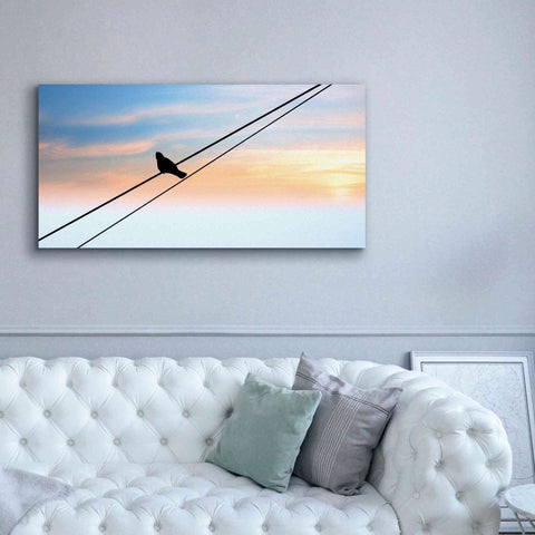 Image of 'Sunset Watching' by Epic Portfolio, Giclee Canvas Wall Art,60x30