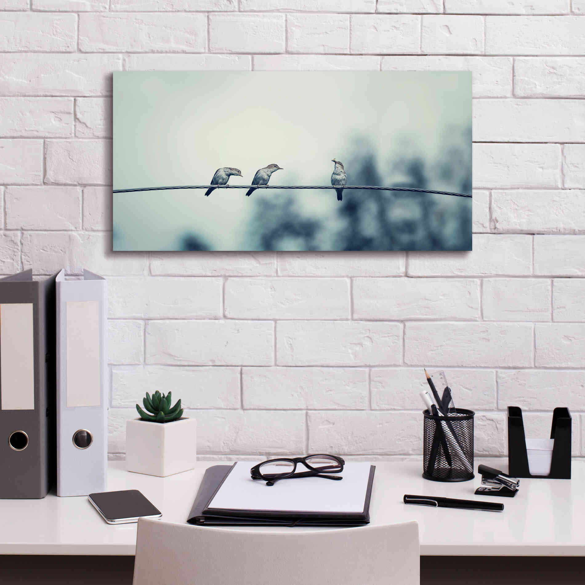 'Three Musketeers' by Epic Portfolio, Giclee Canvas Wall Art,24x12