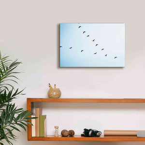 'V Formation' by Epic Portfolio, Giclee Canvas Wall Art,18x12