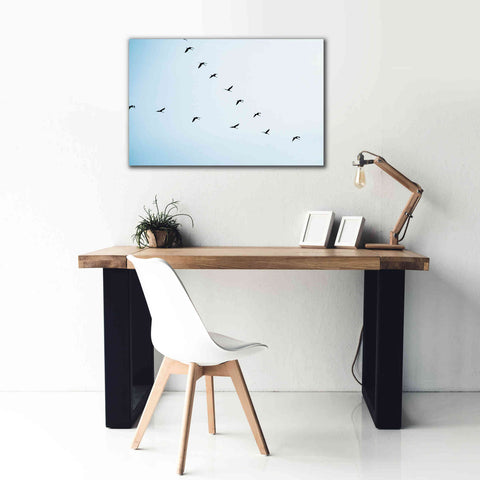 Image of 'V Formation' by Epic Portfolio, Giclee Canvas Wall Art,40x26