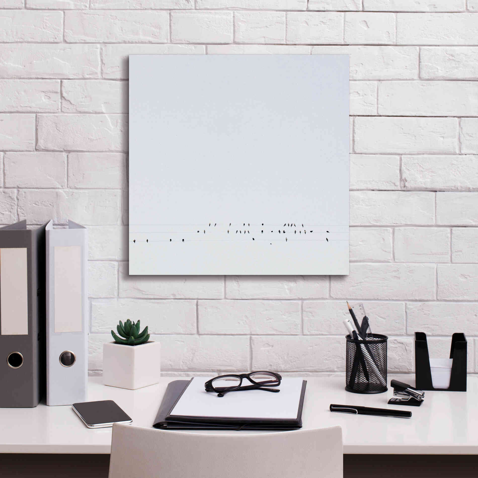 'Winter Sky' by Epic Portfolio, Giclee Canvas Wall Art,18x18