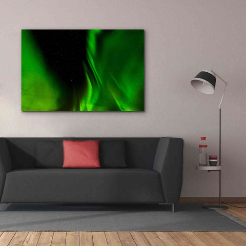 Image of 'A Beautiful Green Aurora Borealis' by Epic Portfolio, Giclee Canvas Wall Art,60x40