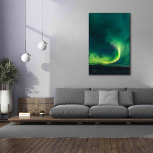 'Amazing Northern Lights Green' by Epic Portfolio, Giclee Canvas Wall Art,40x60