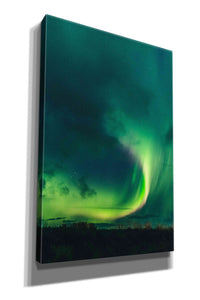 'Amazing Northern Lights Green' by Epic Portfolio, Giclee Canvas Wall Art