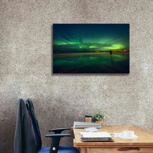 'Amazing View On The Northern Lights' by Epic Portfolio, Giclee Canvas Wall Art,40x26