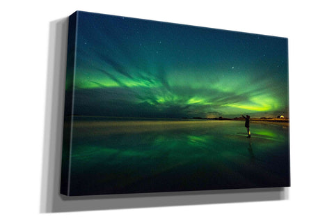Image of 'Amazing View On The Northern Lights' by Epic Portfolio, Giclee Canvas Wall Art