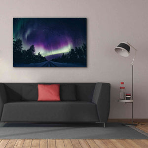 'Colorful Polar Arctic Northern Lights' by Epic Portfolio, Giclee Canvas Wall Art,60x40
