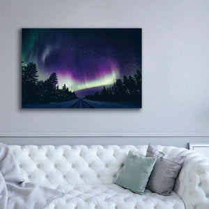 'Colorful Polar Arctic Northern Lights' by Epic Portfolio, Giclee Canvas Wall Art,60x40