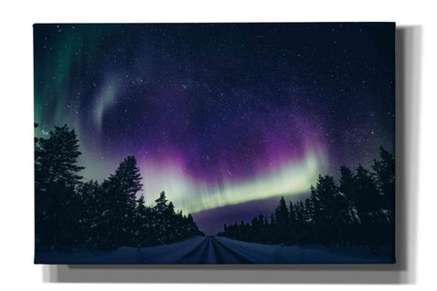 Image of 'Colorful Polar Arctic Northern Lights' by Epic Portfolio, Giclee Canvas Wall Art