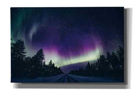 'Colorful Polar Arctic Northern Lights' by Epic Portfolio, Giclee Canvas Wall Art