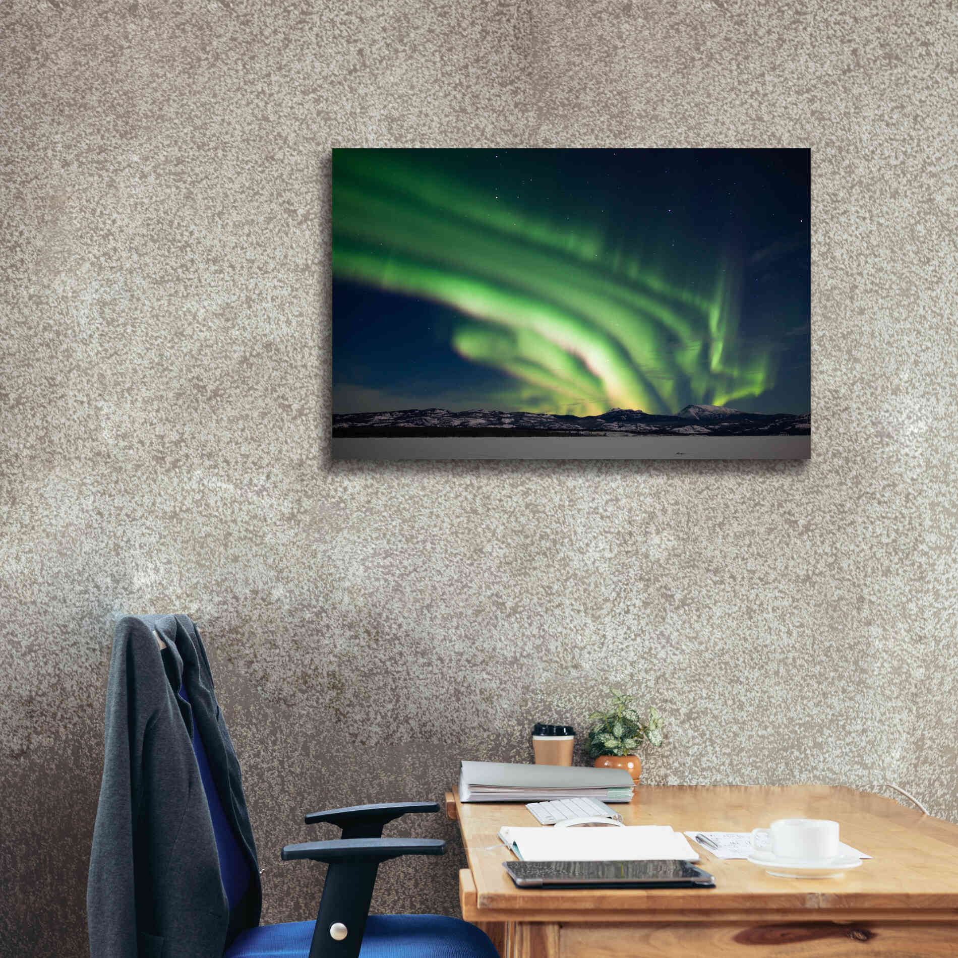 'Dancing Northern Lights' by Epic Portfolio, Giclee Canvas Wall Art,40x26