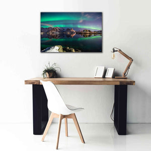 'Northern Light Aurora Borealis' by Epic Portfolio, Giclee Canvas Wall Art,40x26