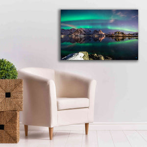 'Northern Light Aurora Borealis' by Epic Portfolio, Giclee Canvas Wall Art,40x26