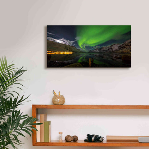 Image of 'Northern Lights 1' by Epic Portfolio, Giclee Canvas Wall Art,24x12