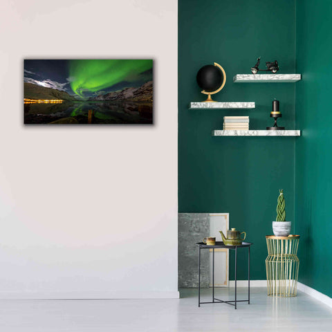 Image of 'Northern Lights 1' by Epic Portfolio, Giclee Canvas Wall Art,40x20