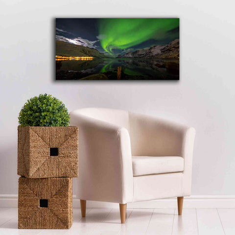 Image of 'Northern Lights 1' by Epic Portfolio, Giclee Canvas Wall Art,40x20