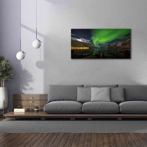 Image of 'Northern Lights 1' by Epic Portfolio, Giclee Canvas Wall Art,60x30