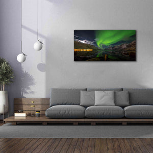 'Northern Lights 1' by Epic Portfolio, Giclee Canvas Wall Art,60x30