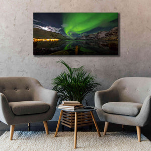 'Northern Lights 1' by Epic Portfolio, Giclee Canvas Wall Art,60x30