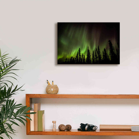 Image of 'Northern Lights 2' by Epic Portfolio, Giclee Canvas Wall Art,18x12