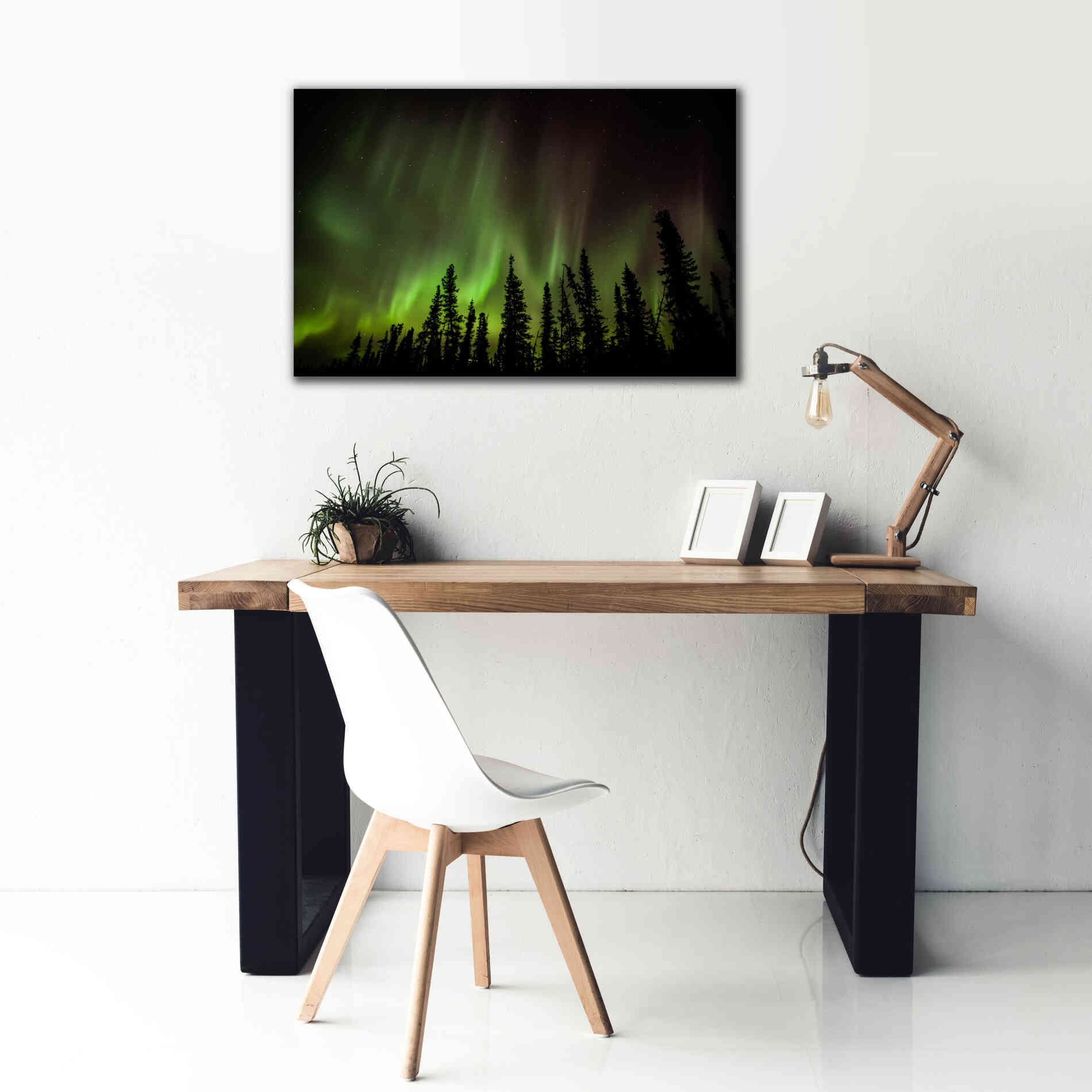 'Northern Lights 2' by Epic Portfolio, Giclee Canvas Wall Art,40x26