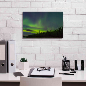 'Northern Lights 3' by Epic Portfolio, Giclee Canvas Wall Art,18x12