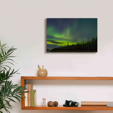 Image of 'Northern Lights 3' by Epic Portfolio, Giclee Canvas Wall Art,18x12