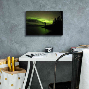'Northern Lights 4' by Epic Portfolio, Giclee Canvas Wall Art,18x12