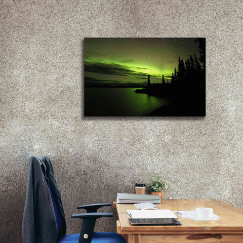 Image of 'Northern Lights 4' by Epic Portfolio, Giclee Canvas Wall Art,40x26