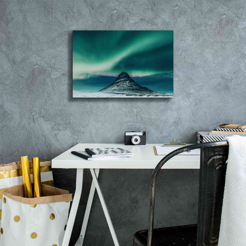 Image of 'Northern Lights 5' by Epic Portfolio, Giclee Canvas Wall Art,18x12