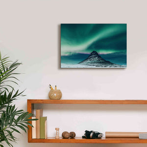 'Northern Lights 5' by Epic Portfolio, Giclee Canvas Wall Art,18x12