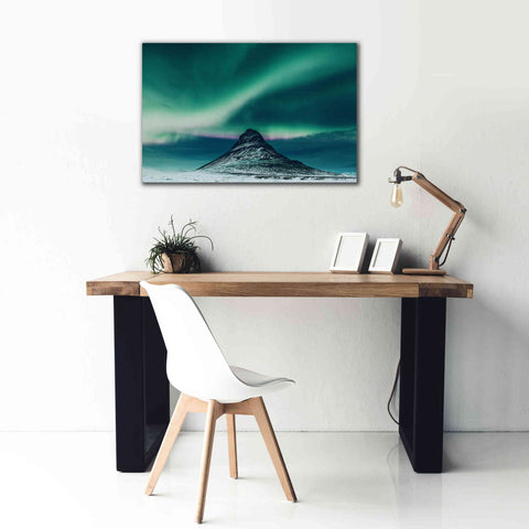 Image of 'Northern Lights 5' by Epic Portfolio, Giclee Canvas Wall Art,40x26