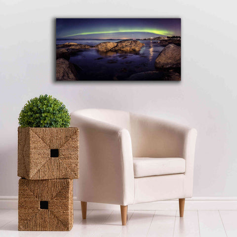 Image of 'Northern Lights 6' by Epic Portfolio, Giclee Canvas Wall Art,40x20