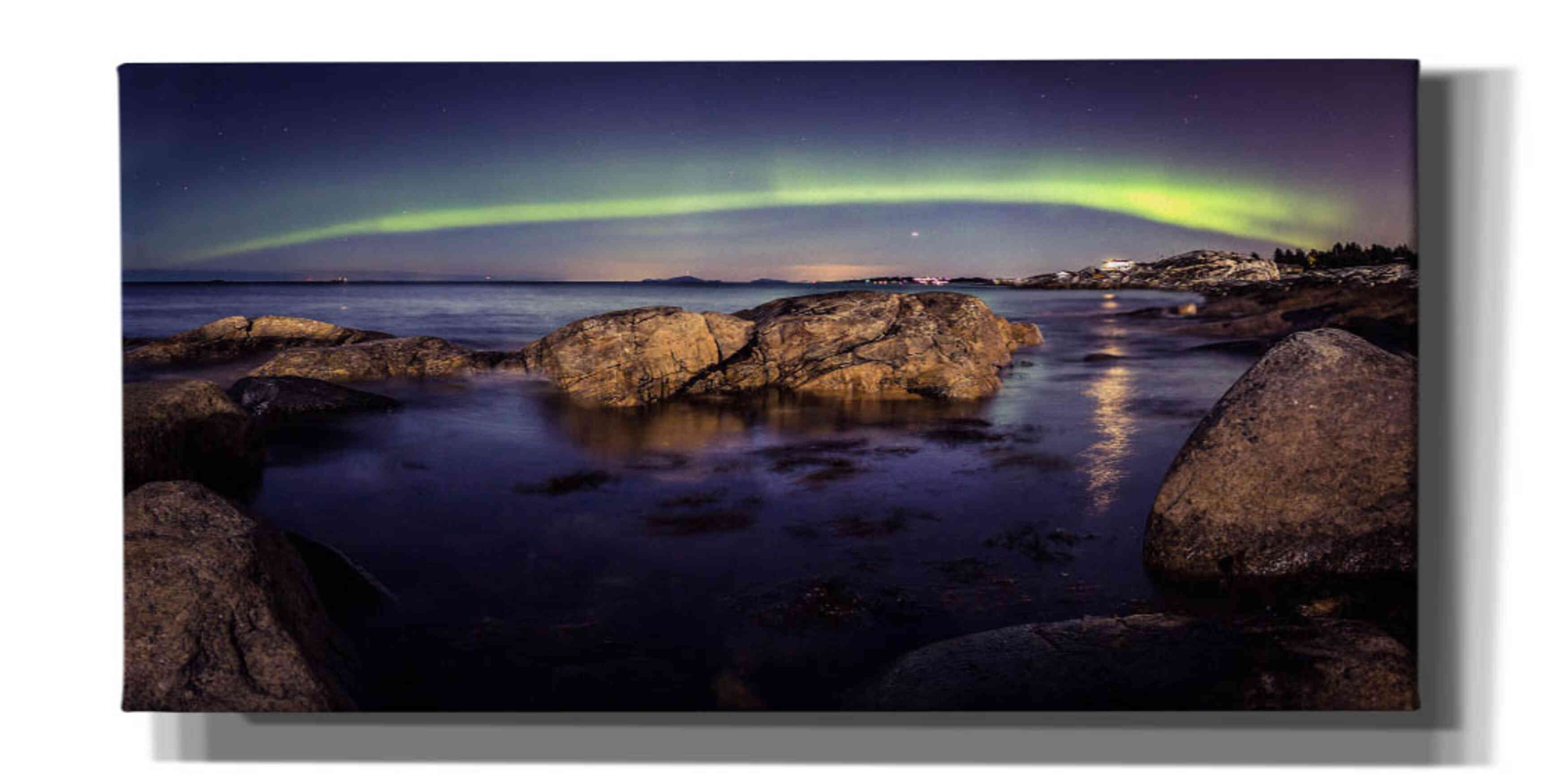 'Northern Lights 6' by Epic Portfolio, Giclee Canvas Wall Art