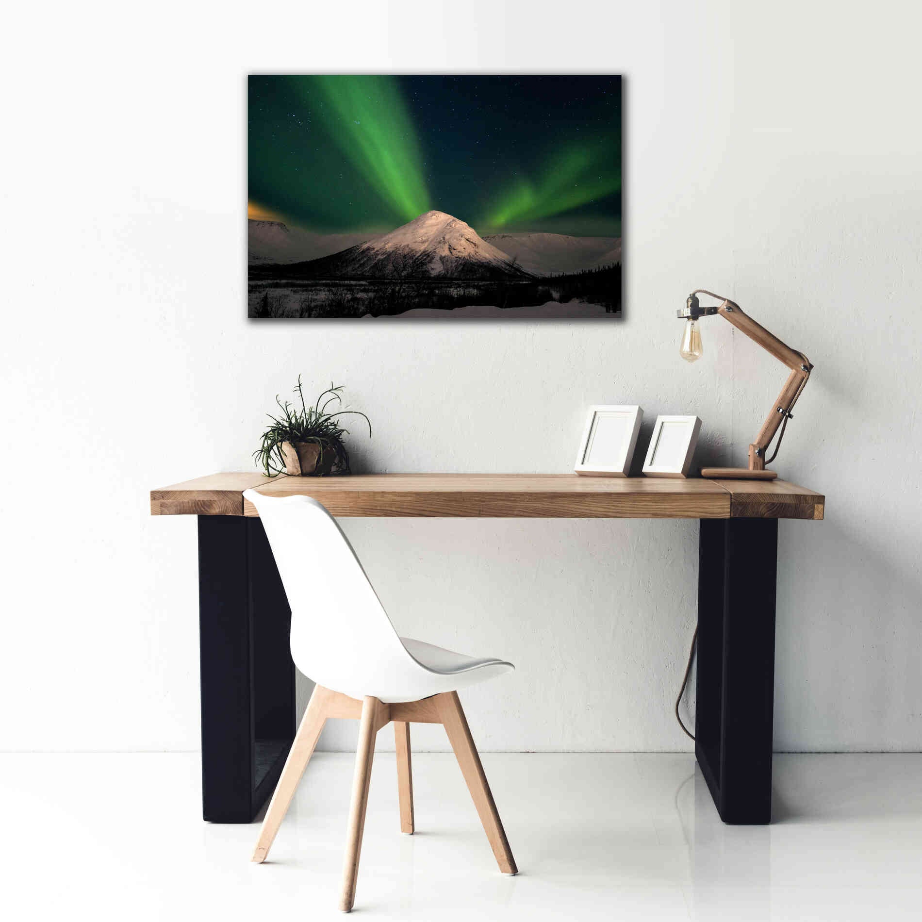 'Northern Lights 7' by Epic Portfolio, Giclee Canvas Wall Art,40x26