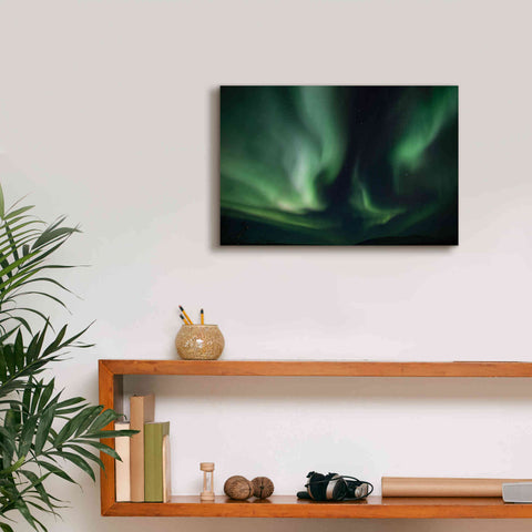 Image of 'Northern Lights 8' by Epic Portfolio, Giclee Canvas Wall Art,18x12