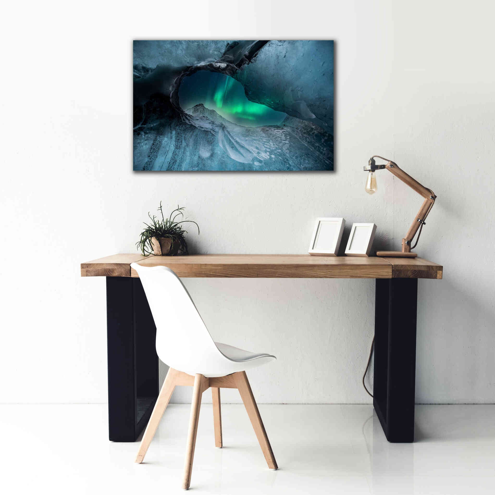 'Northern Lights Aurora Borealis 1' by Epic Portfolio, Giclee Canvas Wall Art,40x26